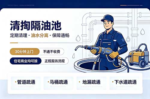 邗江清掏隔油池